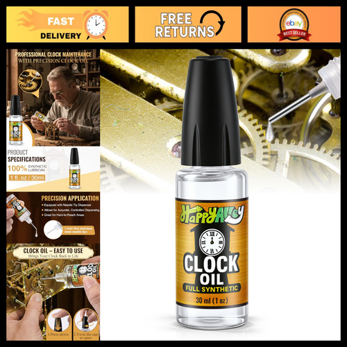 Full synthetic clock oil - synthetic, oz