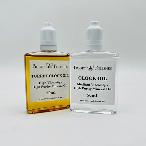 Bottles priory clock oils - bottles,