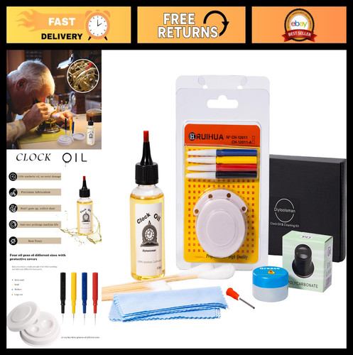Clock oil kit 100 synthetic - kit, 100%