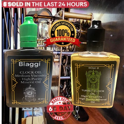 Bottles biaggi clock - clock, oils